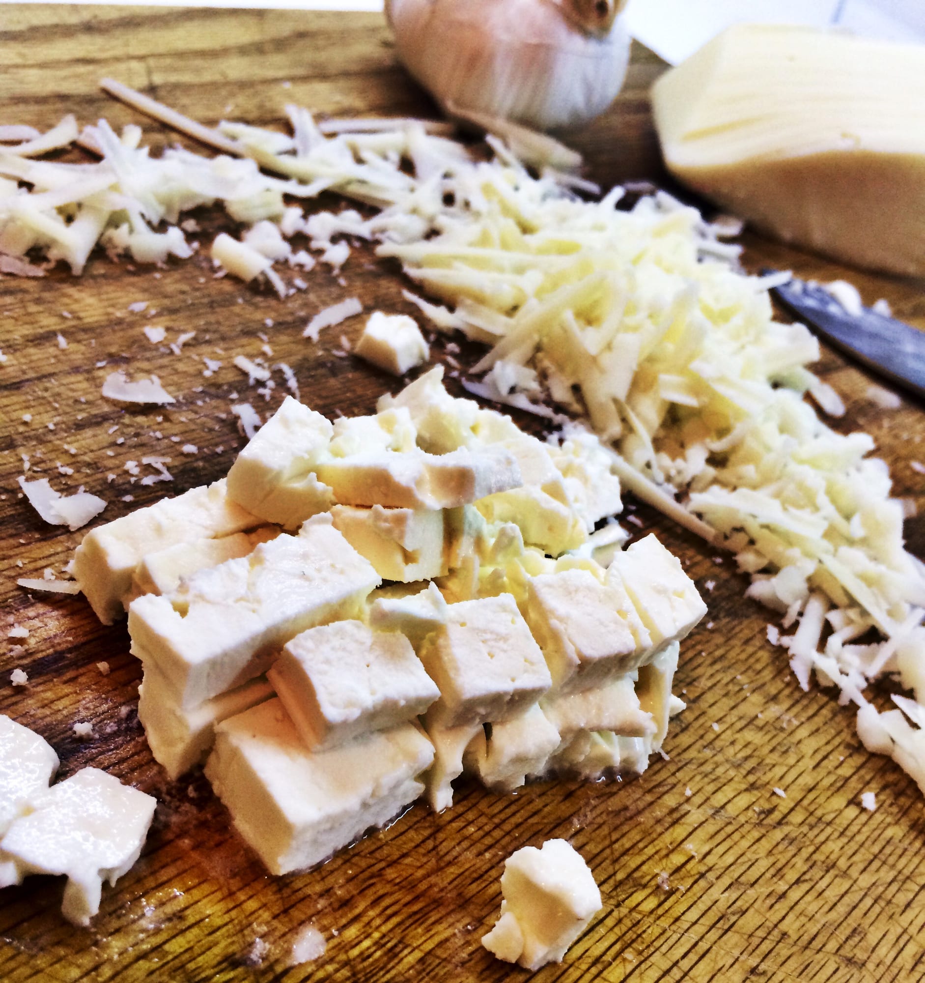 Pasta With Wilted Arugula, Almonds + Whatever Cheese You Have :) — Emma Kittle